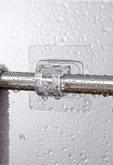 Self-Adhesive Rod Clip Hooks